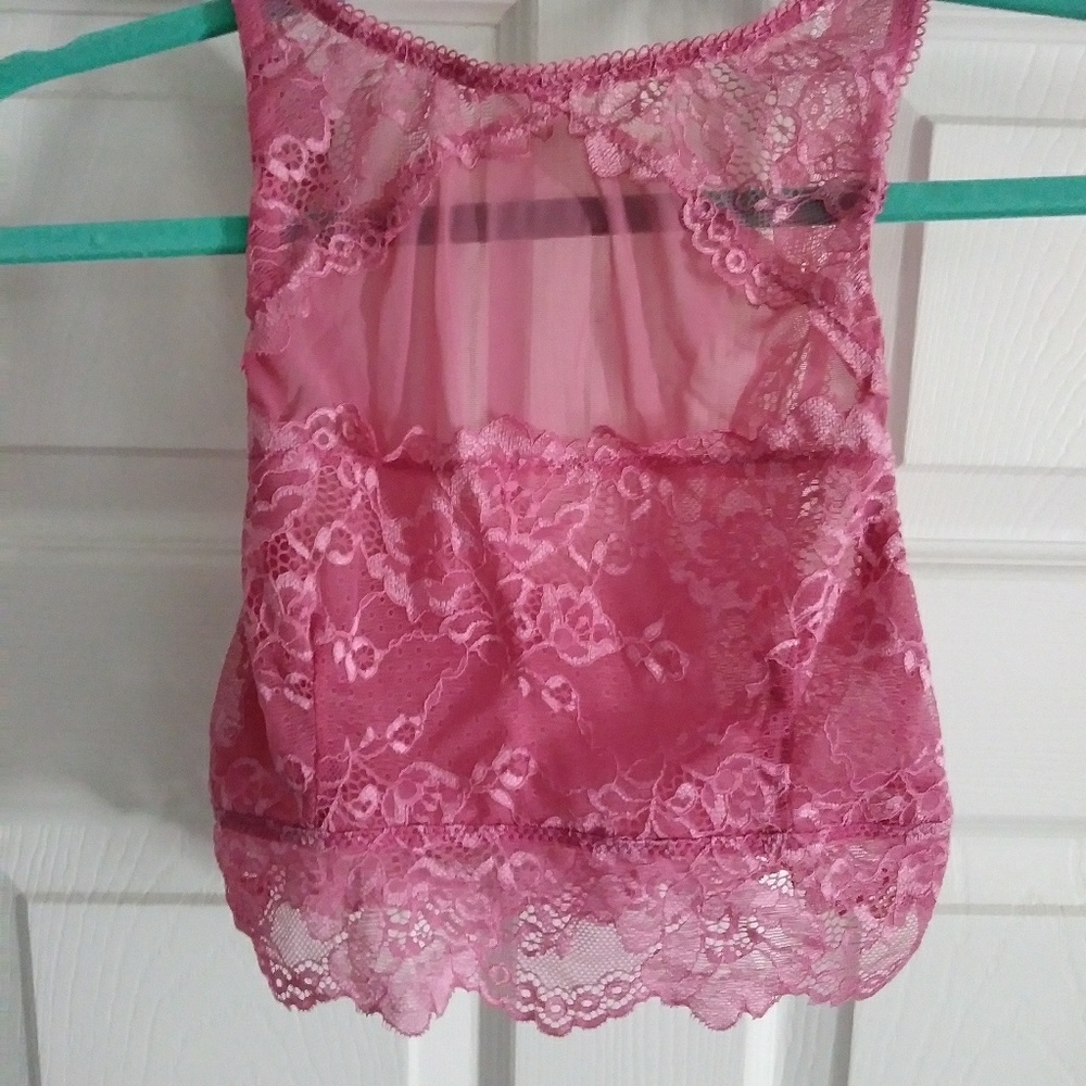 High-neck Lacey bralette